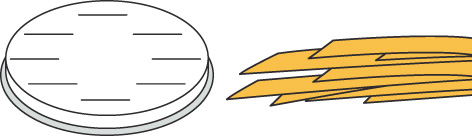 Pasta-Scheibe Ø 57 mm Fettuchine für Nudelmachine PF25E/PF40E