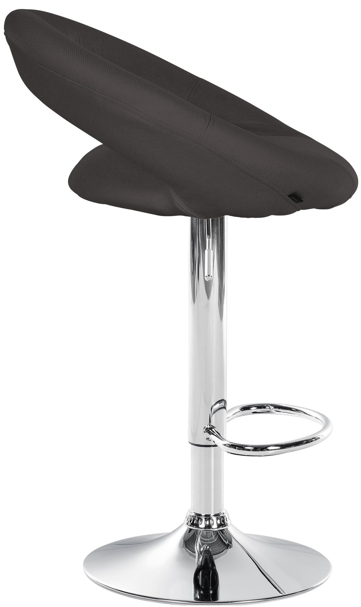 Barhocker Olinda Stoff chrom