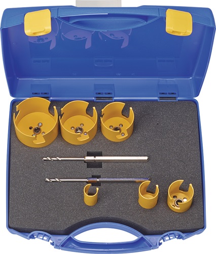 Lochsägensatz Multi Purpose 8-tlg.25-80mm Schnitt-T.52mm HM-bestückt PROFIT