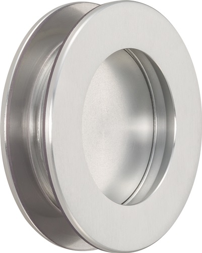 Muschelgriffpaar 5254 VA feingedreht EL.-D.50mm KWS
