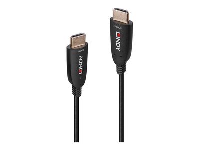 Cable Lindy Fibre Optic Hybrid HDMI 10m Black