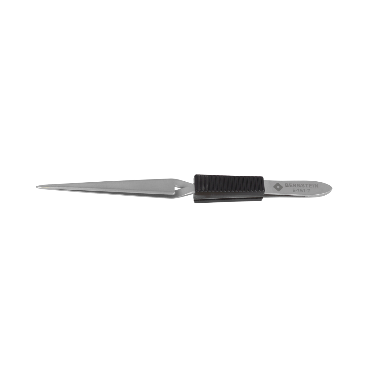 Löt-Kreuzpinzette 160mm Form R29 Edelstahl Kunststoff Griff