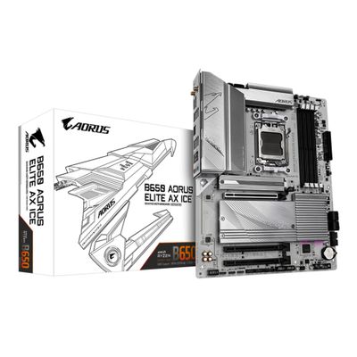 Gigabyte Mainboard B650 AORUS ELITE AX ICE - ATX - Socket AM5 - AMD B650