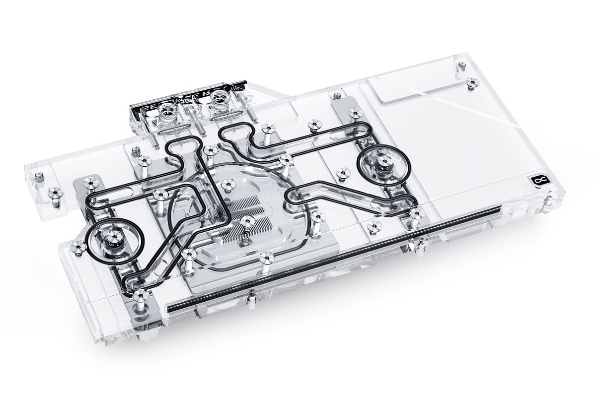 Eisblock Aurora Acryl GPX-N RTX 3090/3080 TI HOF mit Backplate