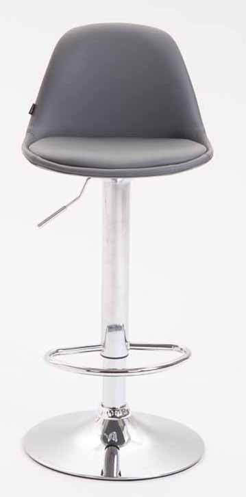 2er Set Barhocker Kiel Vollgepolstert Kunstleder chrom