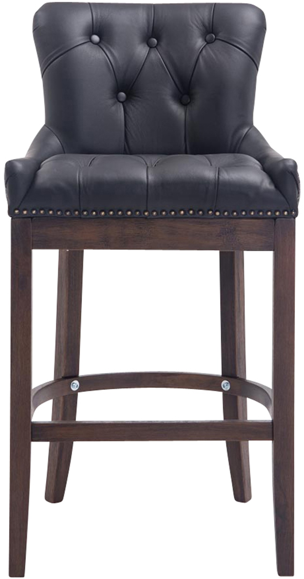 Barhocker Lakewood Echtleder, Antik