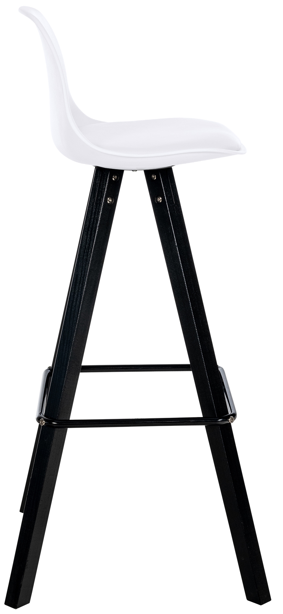 Barhocker Corbin Kunstleder Square schwarz