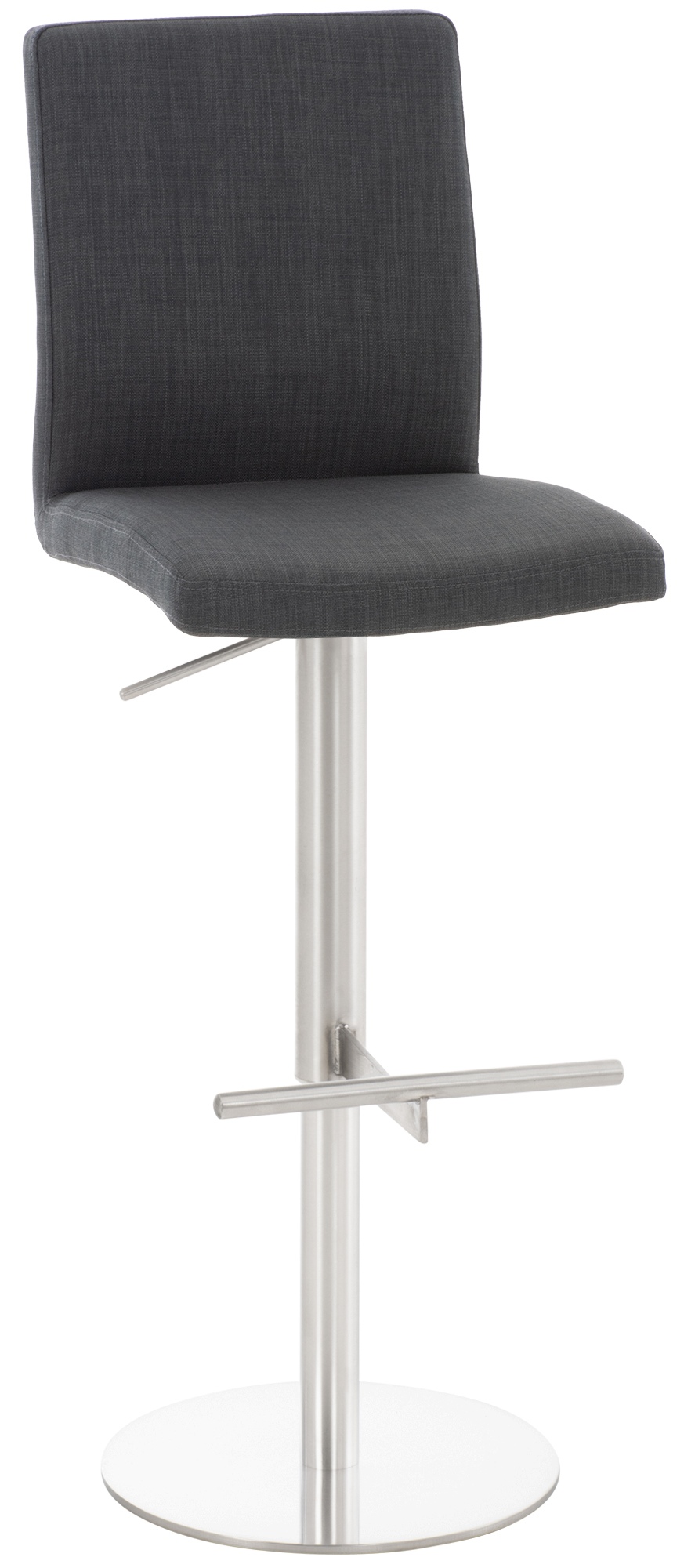 Barhocker Cadiz Stoff edelstahl