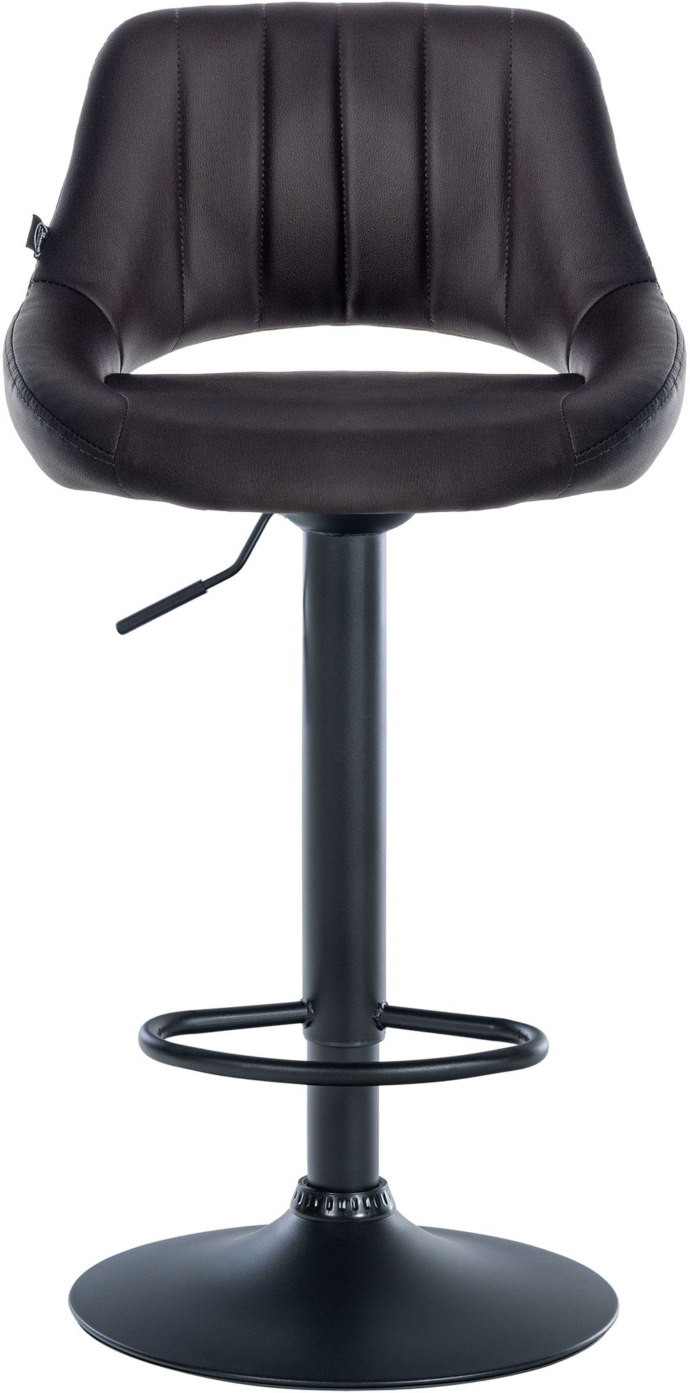 Barhocker Milet Kunstleder schwarz