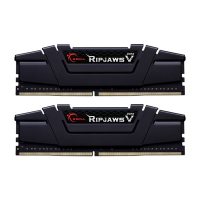 G.SKILL RAM Ripjaws V - 32 GB (2 x 16 GB Kit) - DDR4 3200 UDIMM CL16 - Schwarz