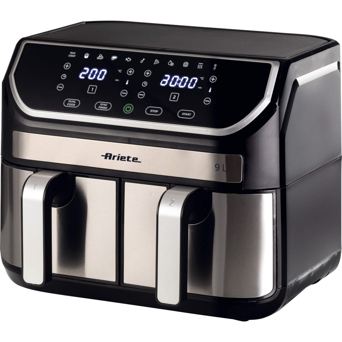 Heißluftfritteuse Dual Metal 9 L