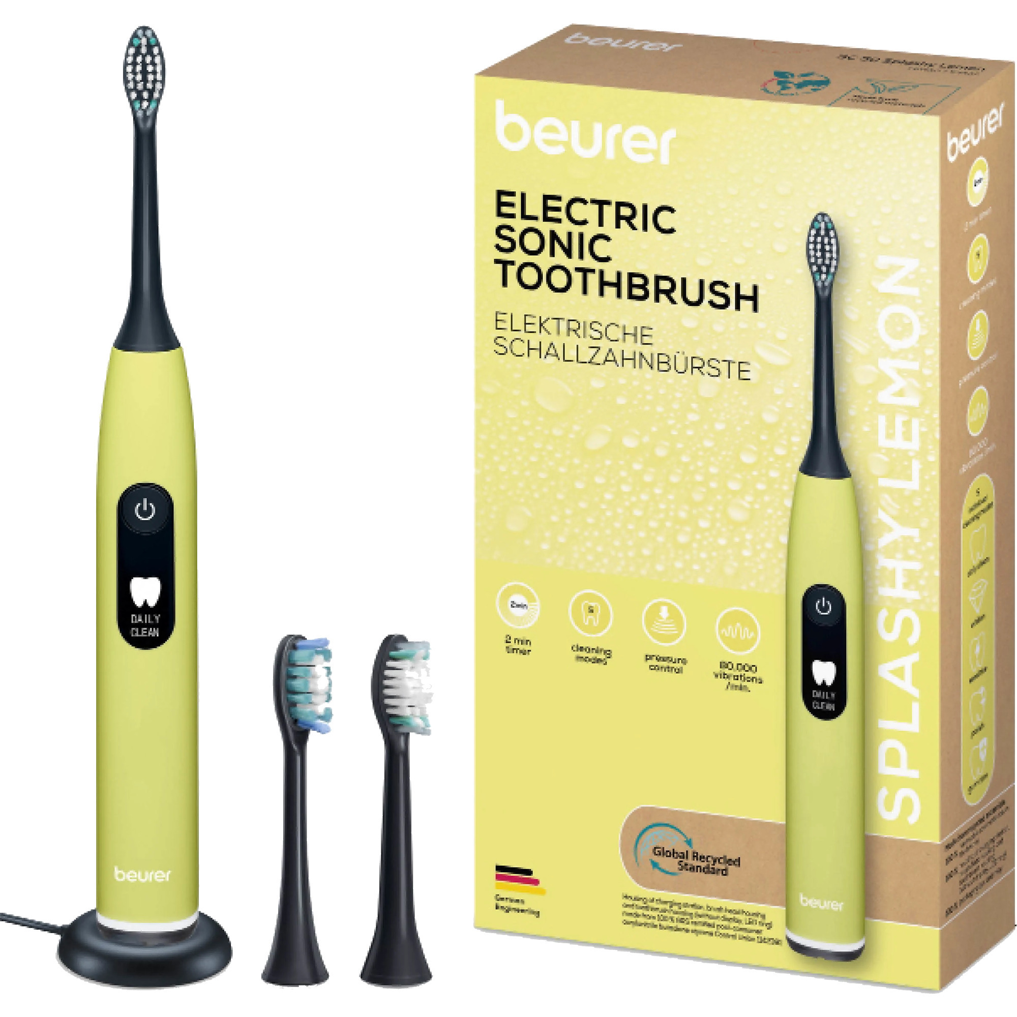 SC 50 Splashy Lemon Green Planet, Elektrische Zahnbürste