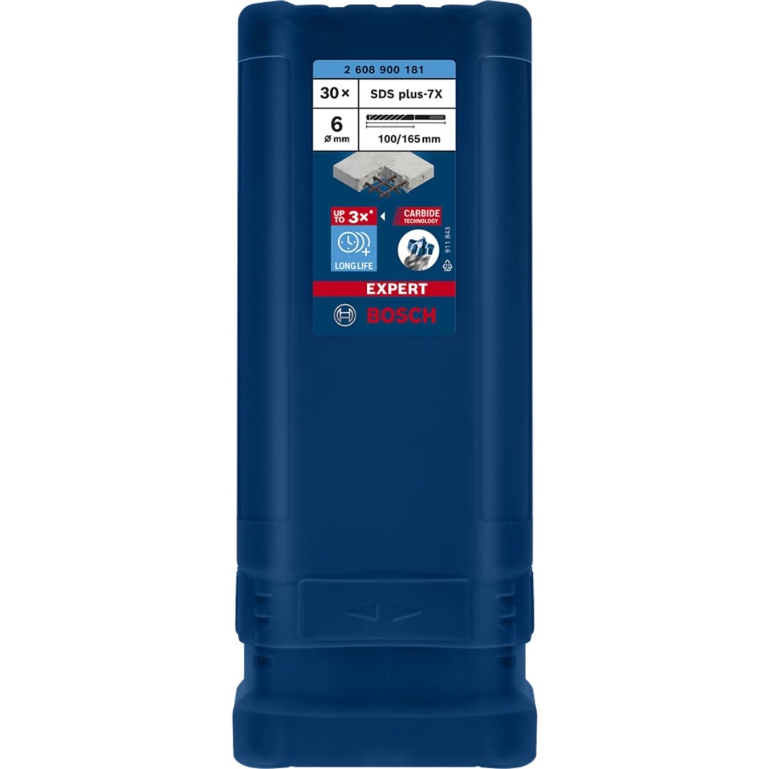 EXPERT Hammerbohrer SDS-plus-7X, Ø 6mm, 30 Stück