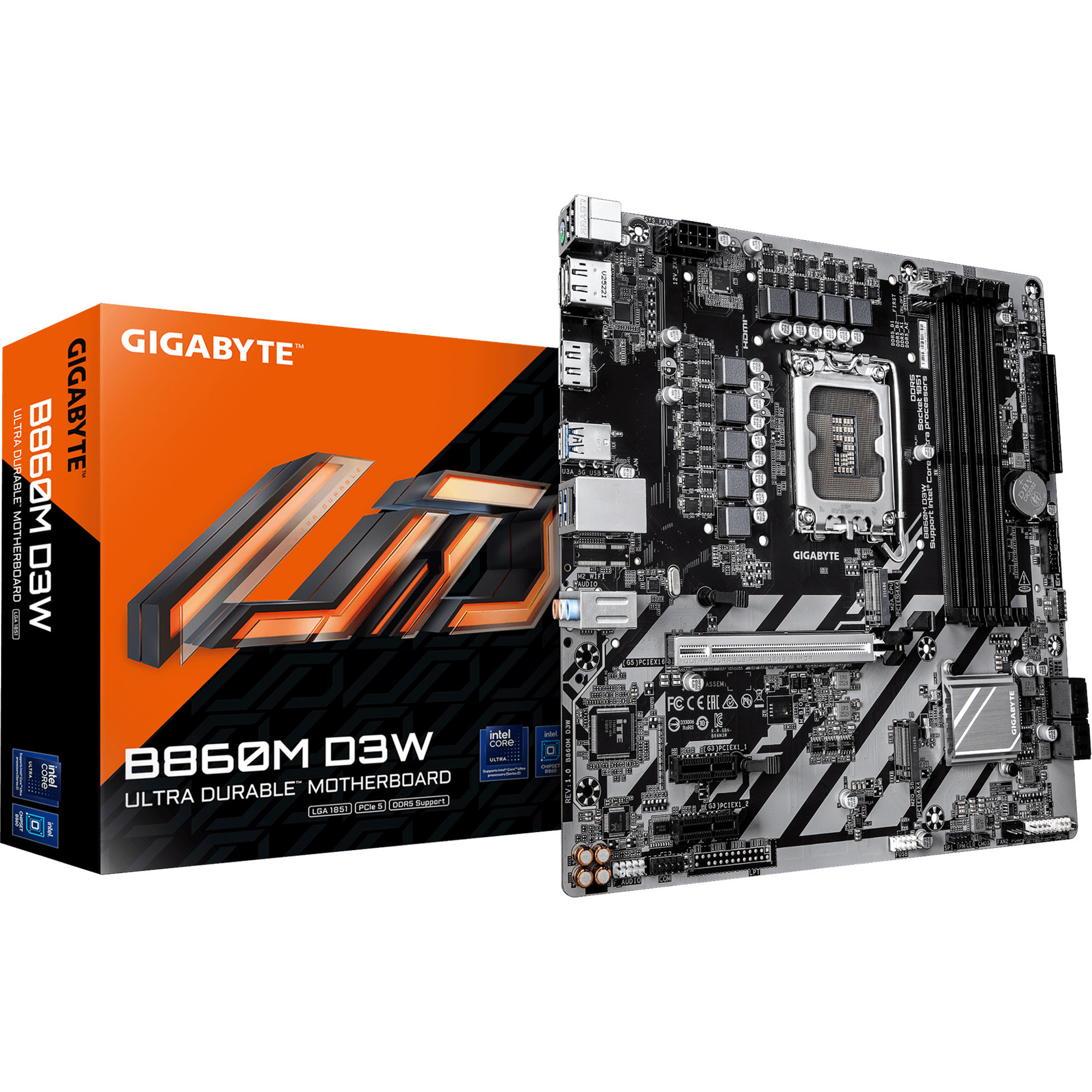 B860M D3W, Mainboard