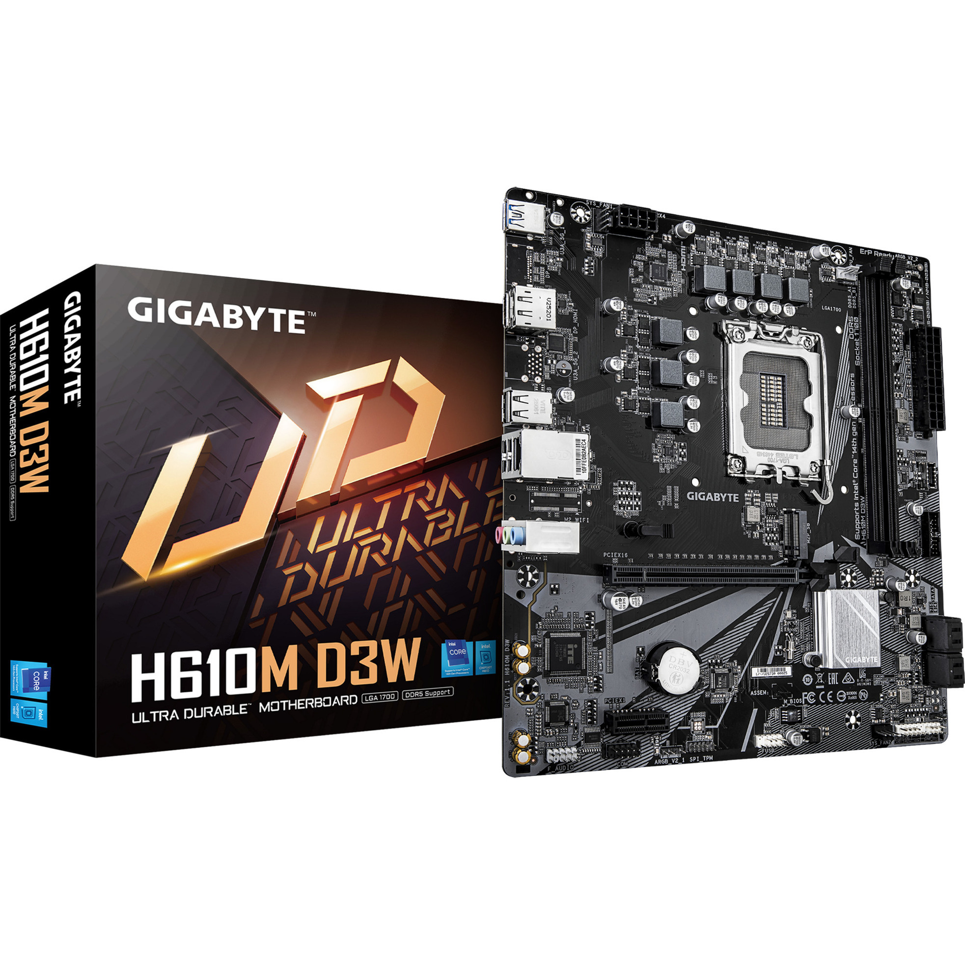 H610M D3W, Mainboard