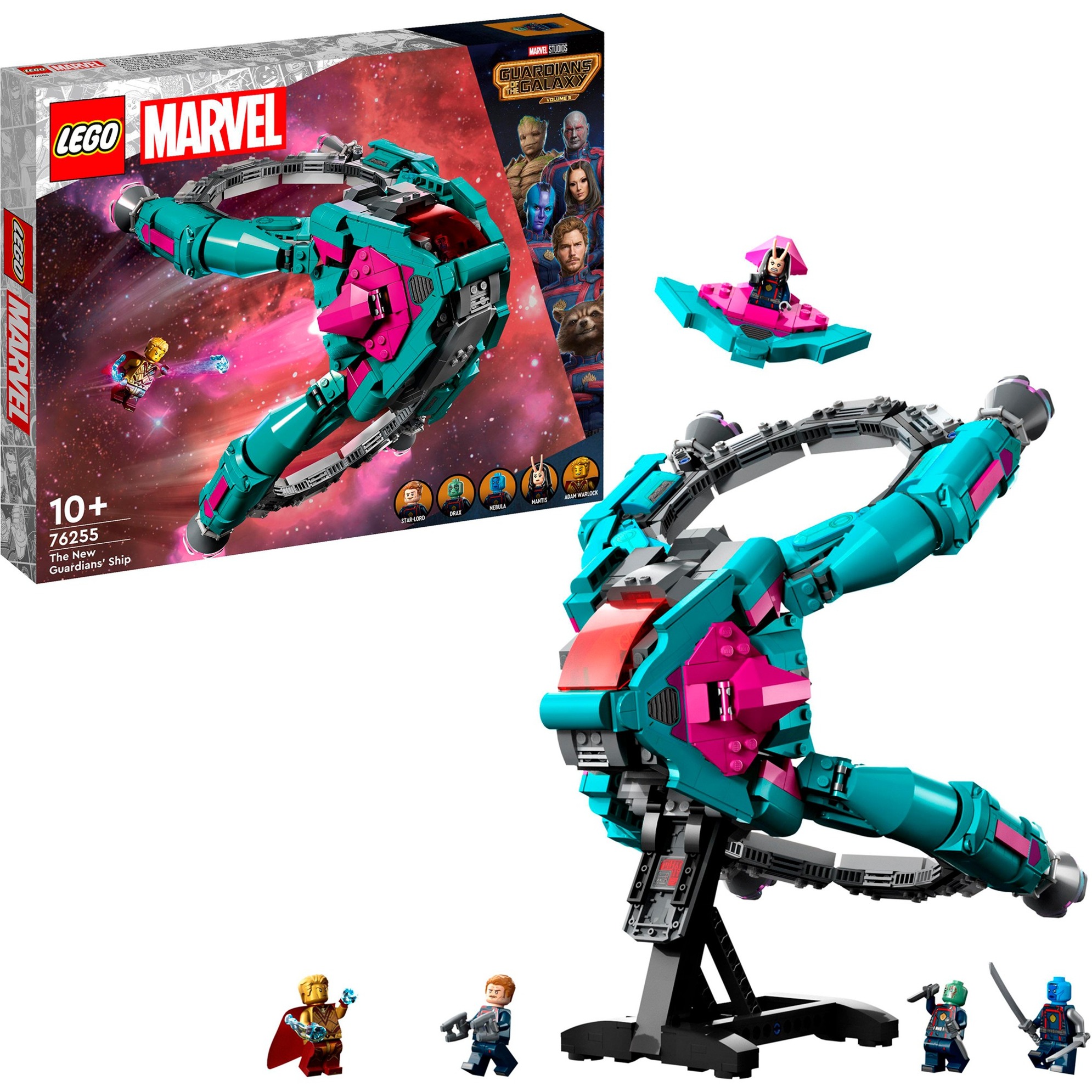 76255 Marvel Das neue Schiff der Guardians, Konstruktionsspielzeug