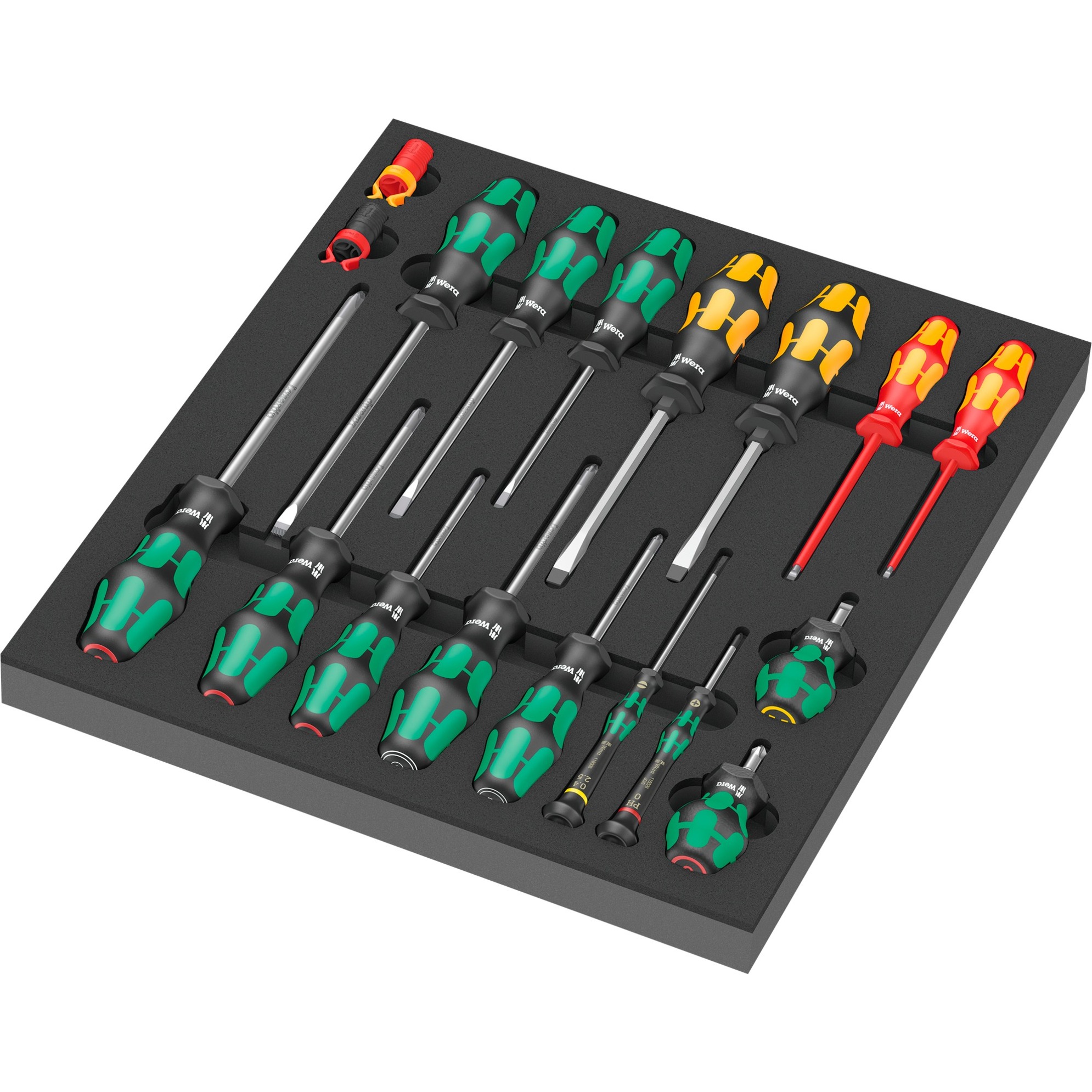 9710 Schaumstoffeinlage Schraubendreher-Set 1, 18‑teilig