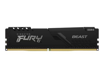Kingston RAM FURY Beast - 16 GB (2 x 8 GB Kit) - Low Profile - DDR4 3600 DIMM CL17