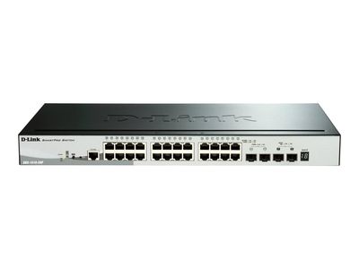 D-Link DGS 1510-28P - Switch - 28 Anschlüsse - Smart - an Rack montierbar