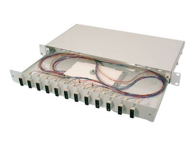 DIGITUS Glasfaserkabelkiste - 1U - 19"