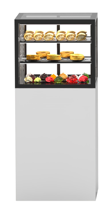 Neumärker Design-Kühlvitrine Intergra IN60/50-140 mit Sockel