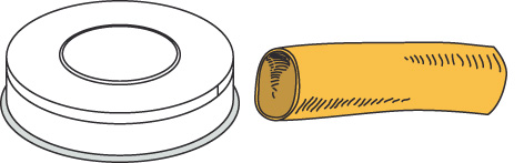 Pasta-Scheibe Ø 57 mm Cannellone für Nudelmachine PF25E/PF40E