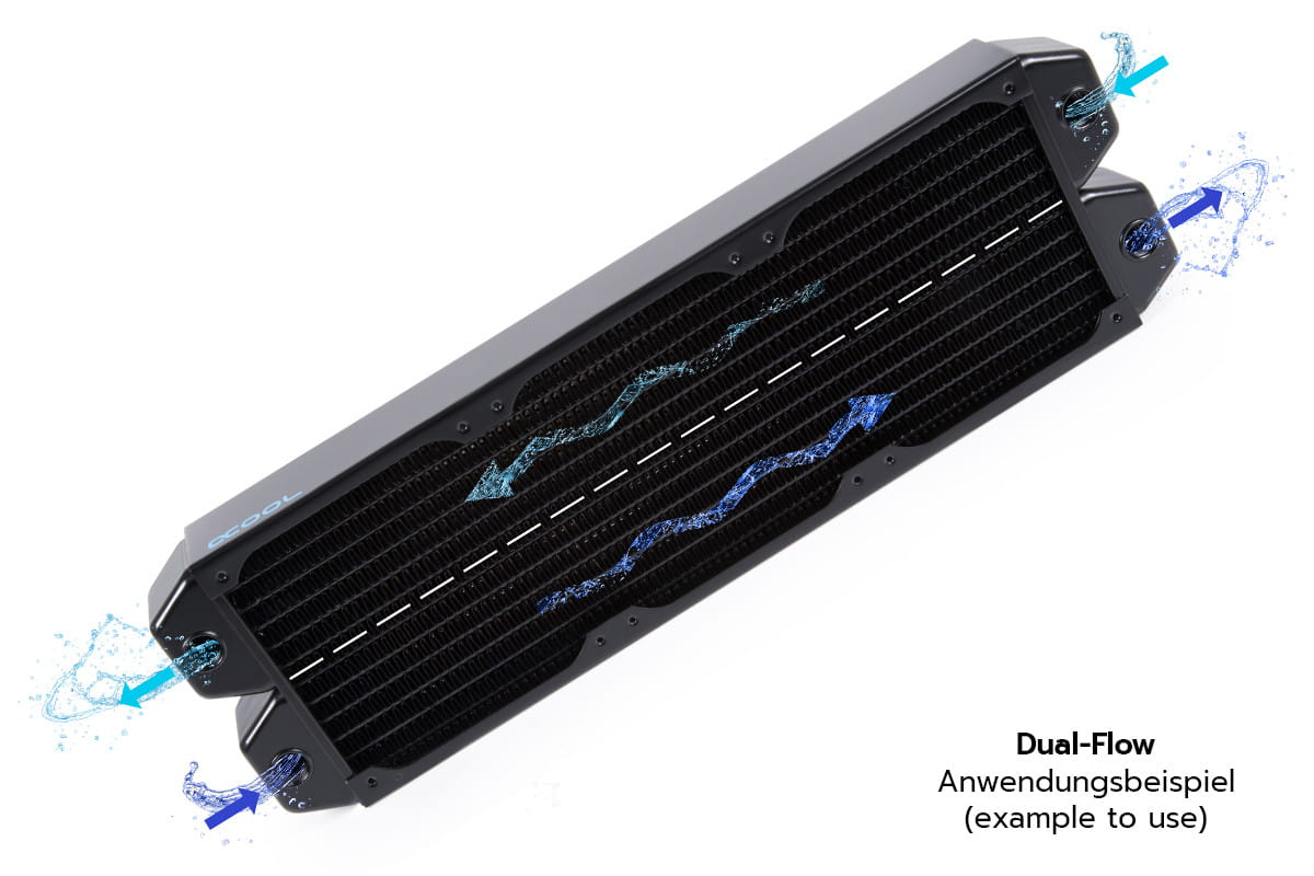 NexXxoS UT60 Full Copper Dual-Flow 360mm Radiator