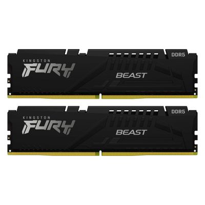 Kingston RAM FURY Beast - 32 GB (2 x 16 GB Kit) - DDR5 6800 UDIMM CL34