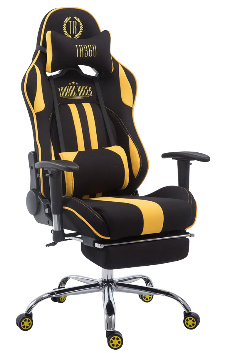 Racing Bürostuhl Limit V2 Stoff mit Fußablage