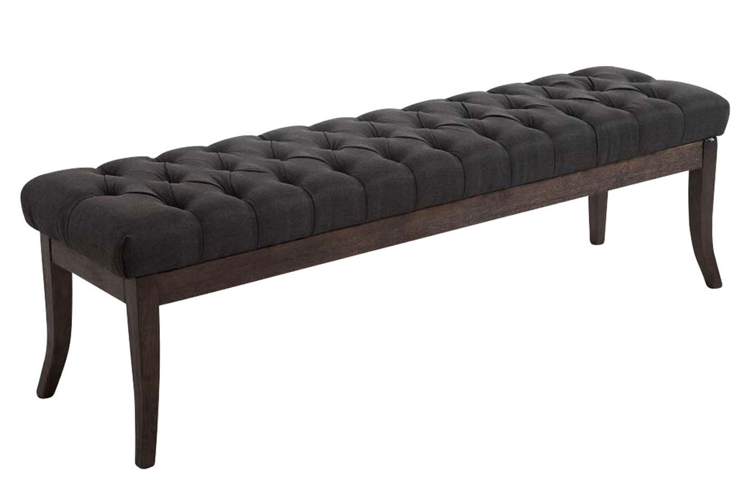 Sitzbank Ramses Stoff antik-dunkel 150