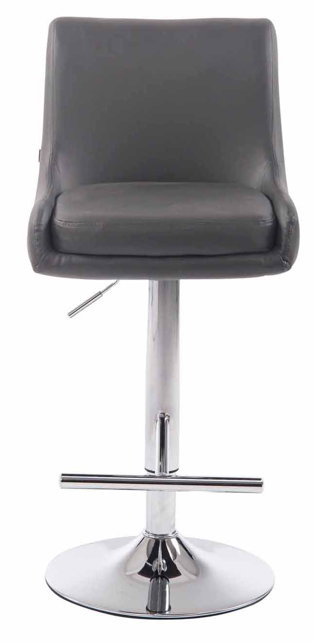 2er Set Barhocker Club Kunstleder chrom