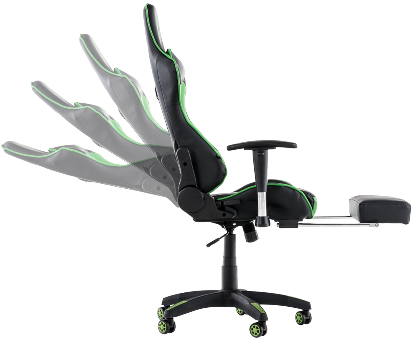 Racing Bürostuhl Turbo mit Fußablage