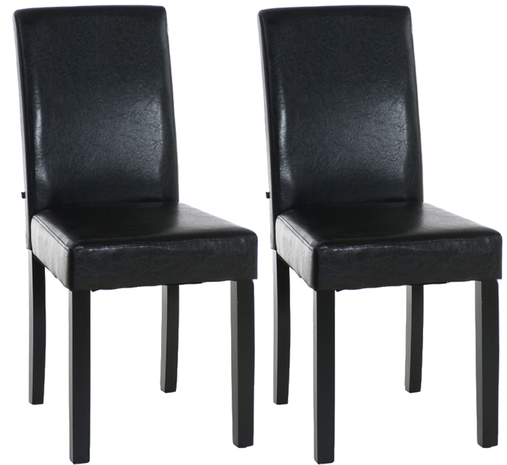2er Set Esszimmerstuhl Ina schwarz