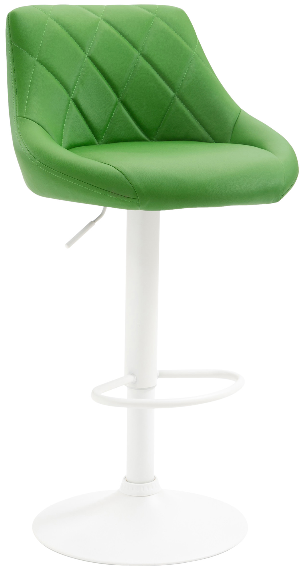 Barhocker Lazio Kunstleder weiß