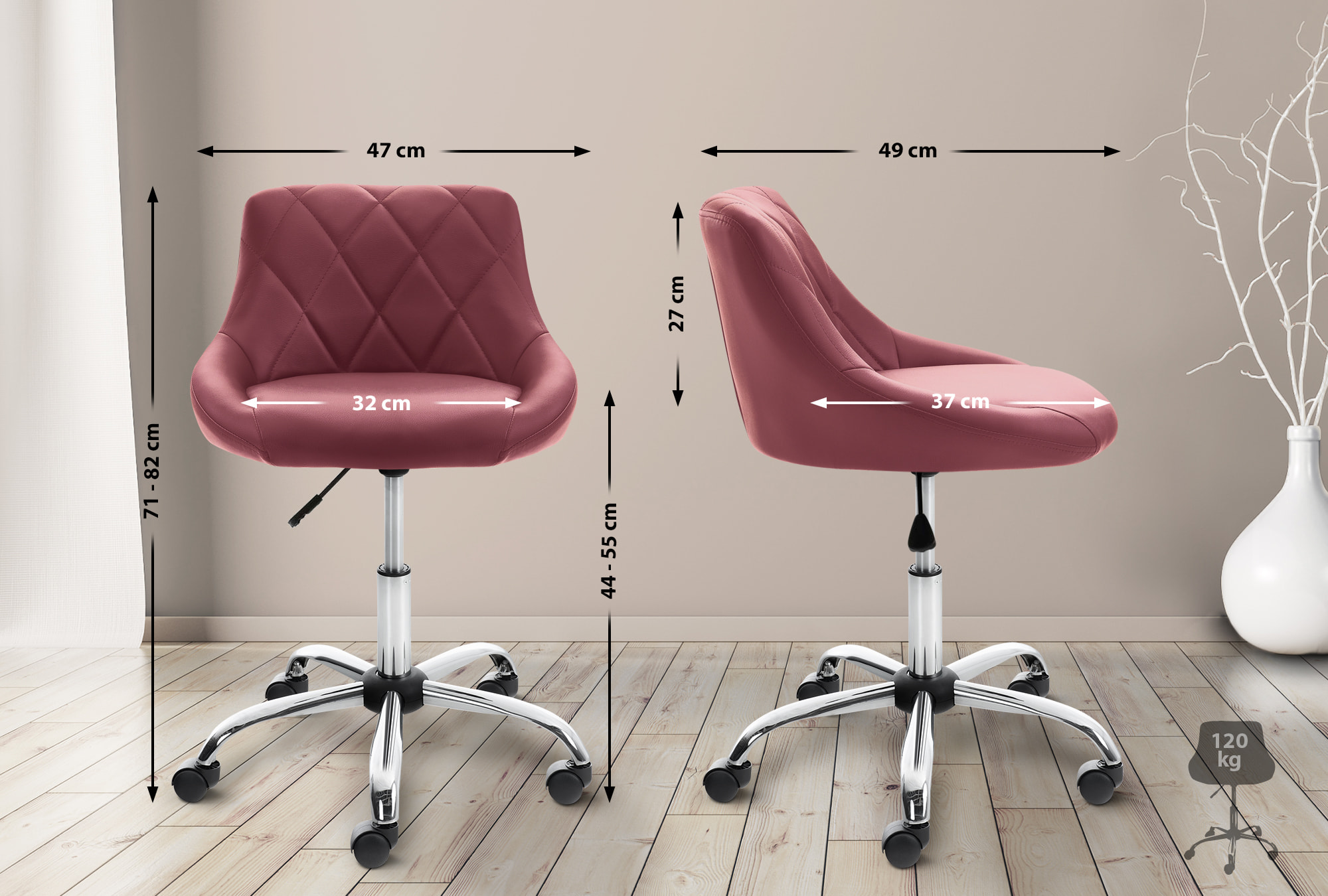 Arbeitshocker Lazio Kunstleder