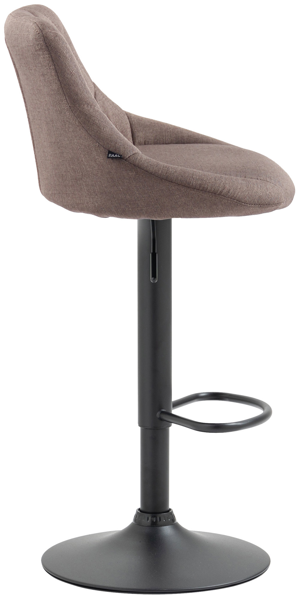 Barhocker Lazio Stoff schwarz