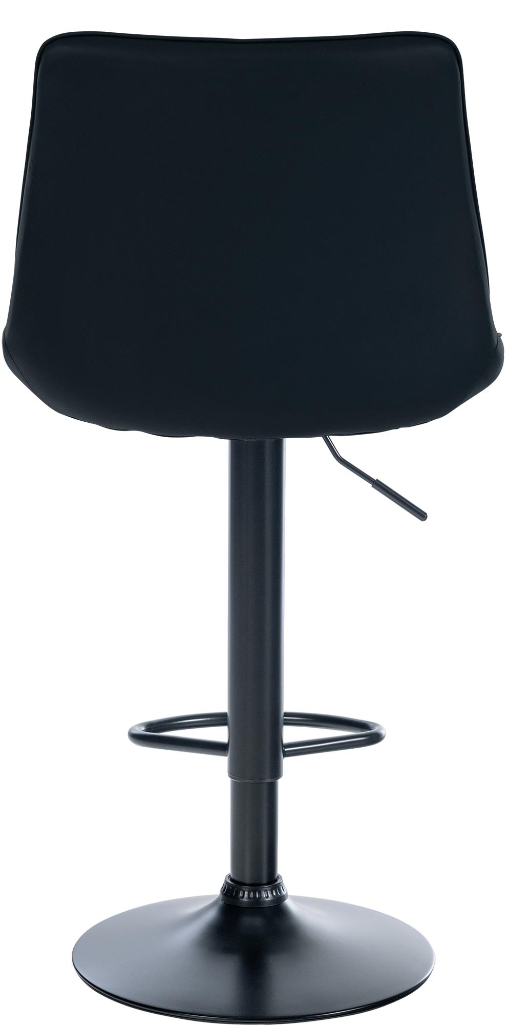 Barhocker Toni Kunstleder schwarz