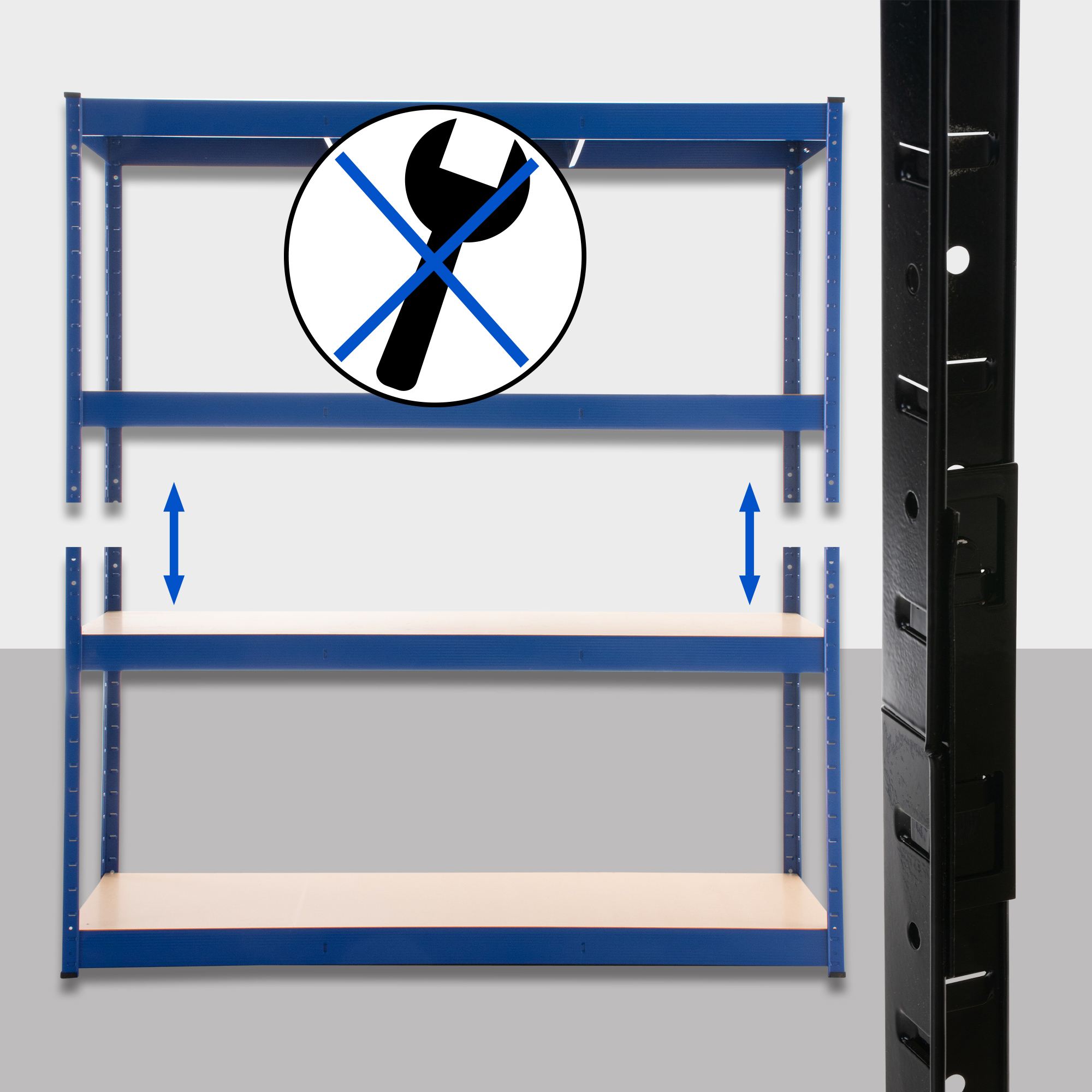 Steckregal 160x60x180