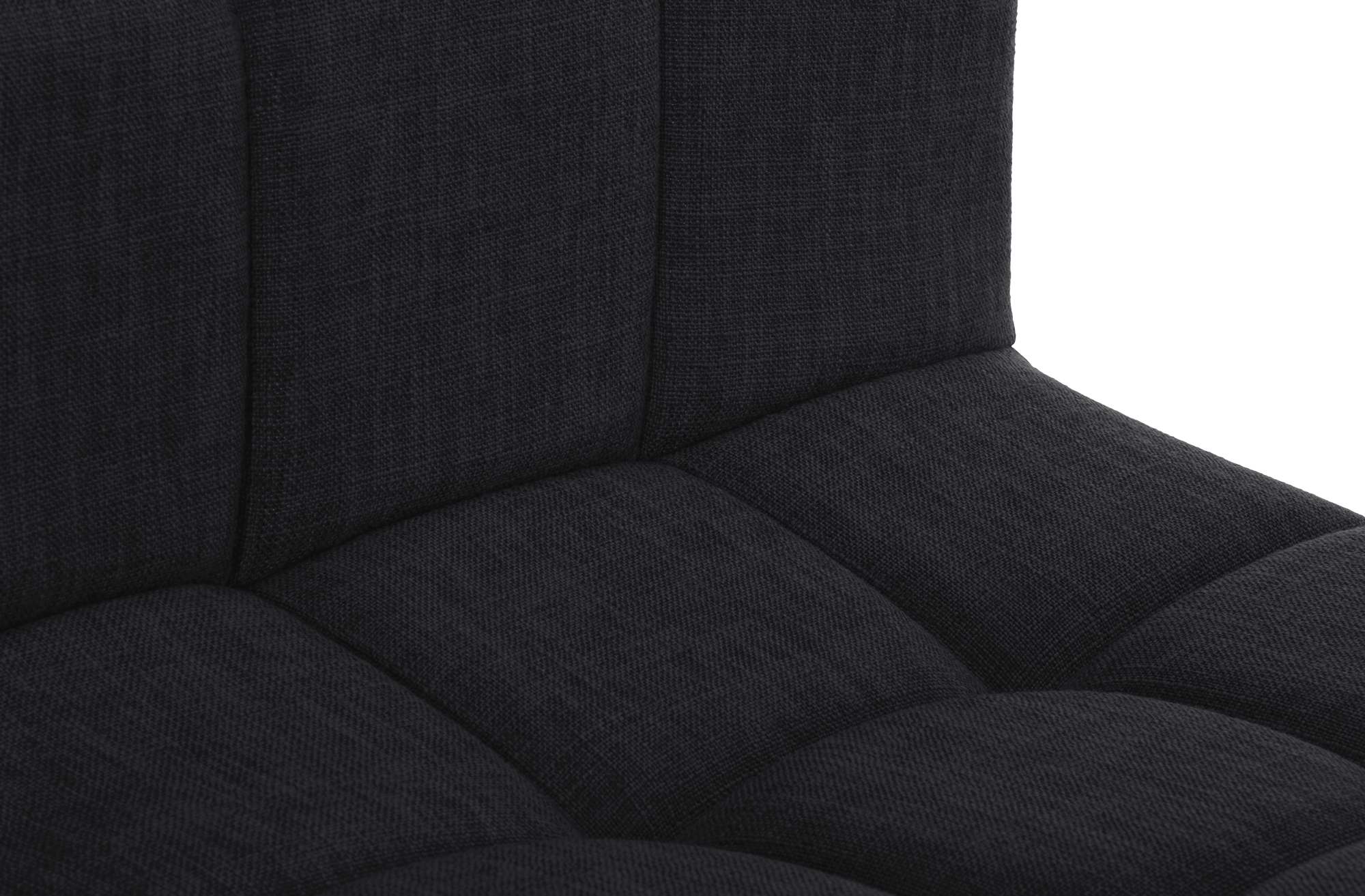 Barhocker Calma Stoff schwarz
