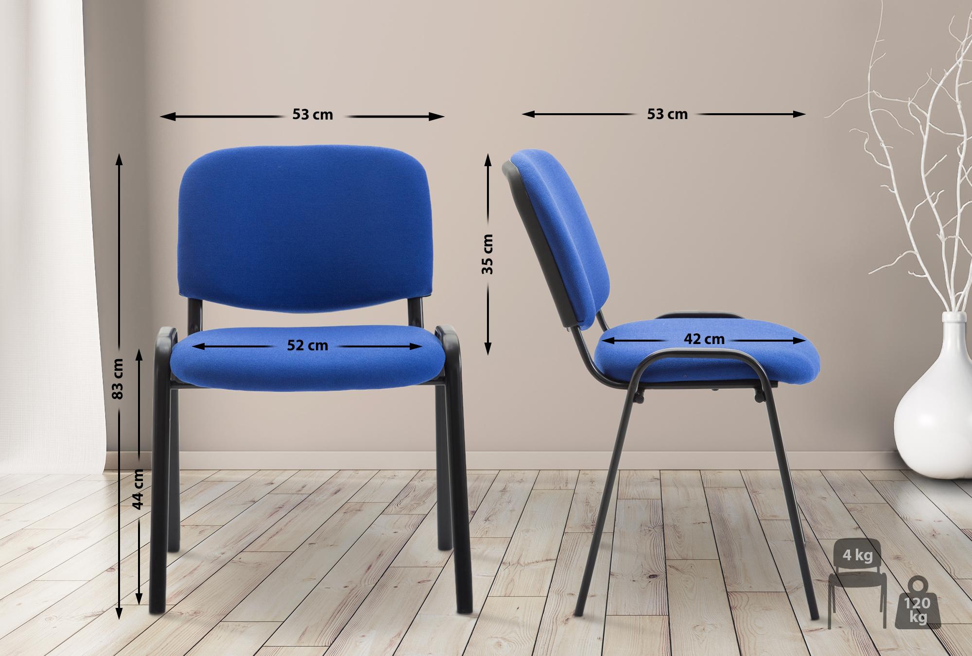 Besucherstuhl Ken V2 Stoff