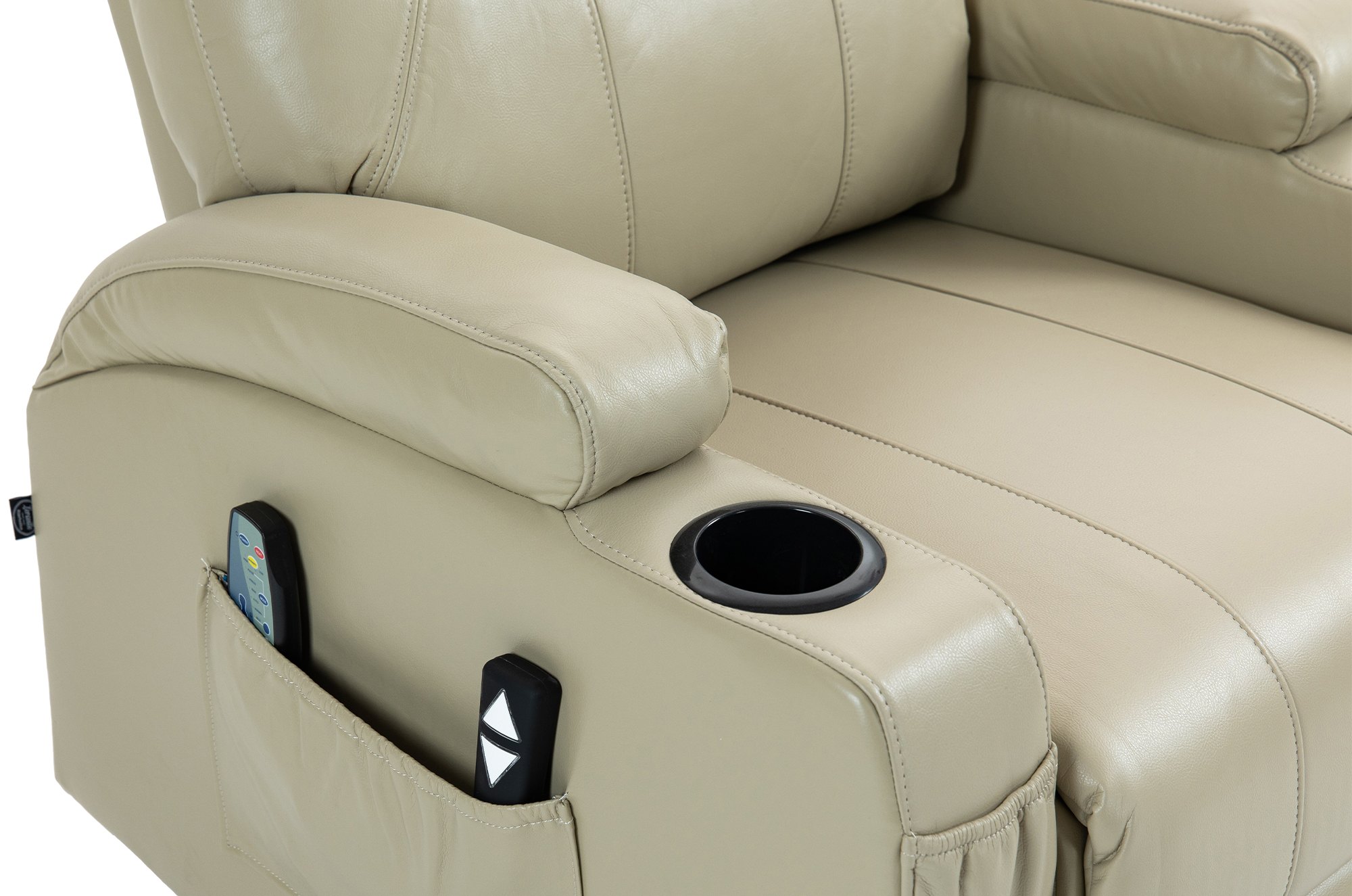 Sessel Hepler mit Massagefunktion Kunstleder
