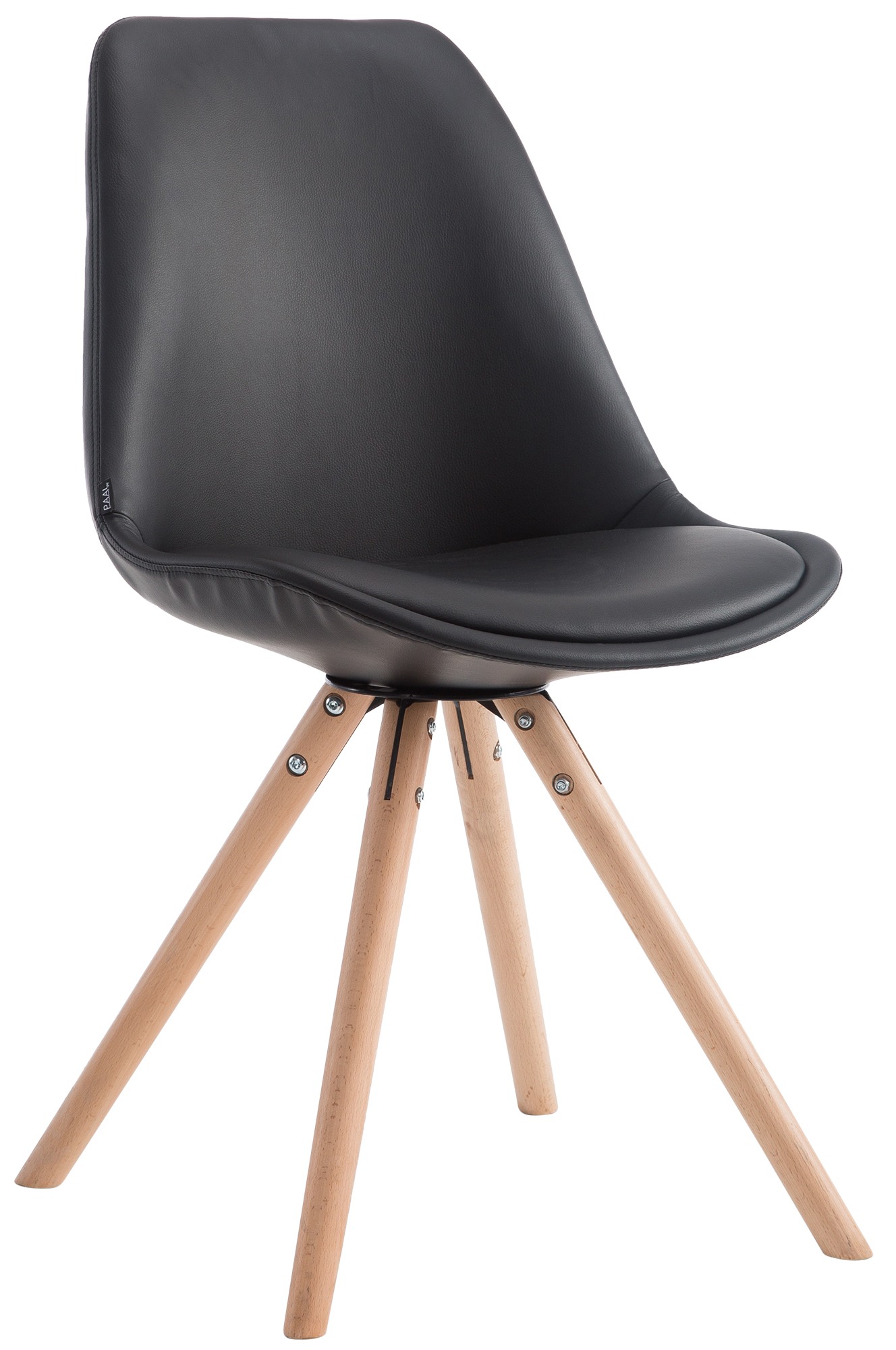 Besucherstuhl Laval Natura Rund