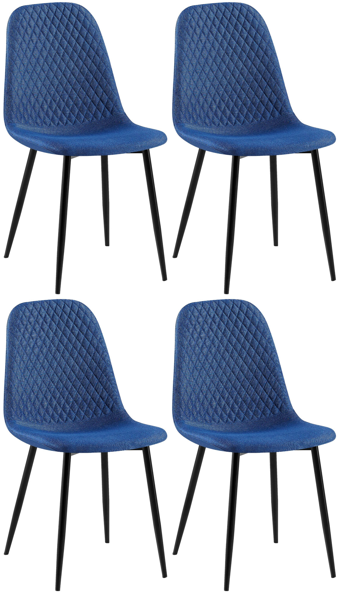 4er Set Stühle Giverny Stoff