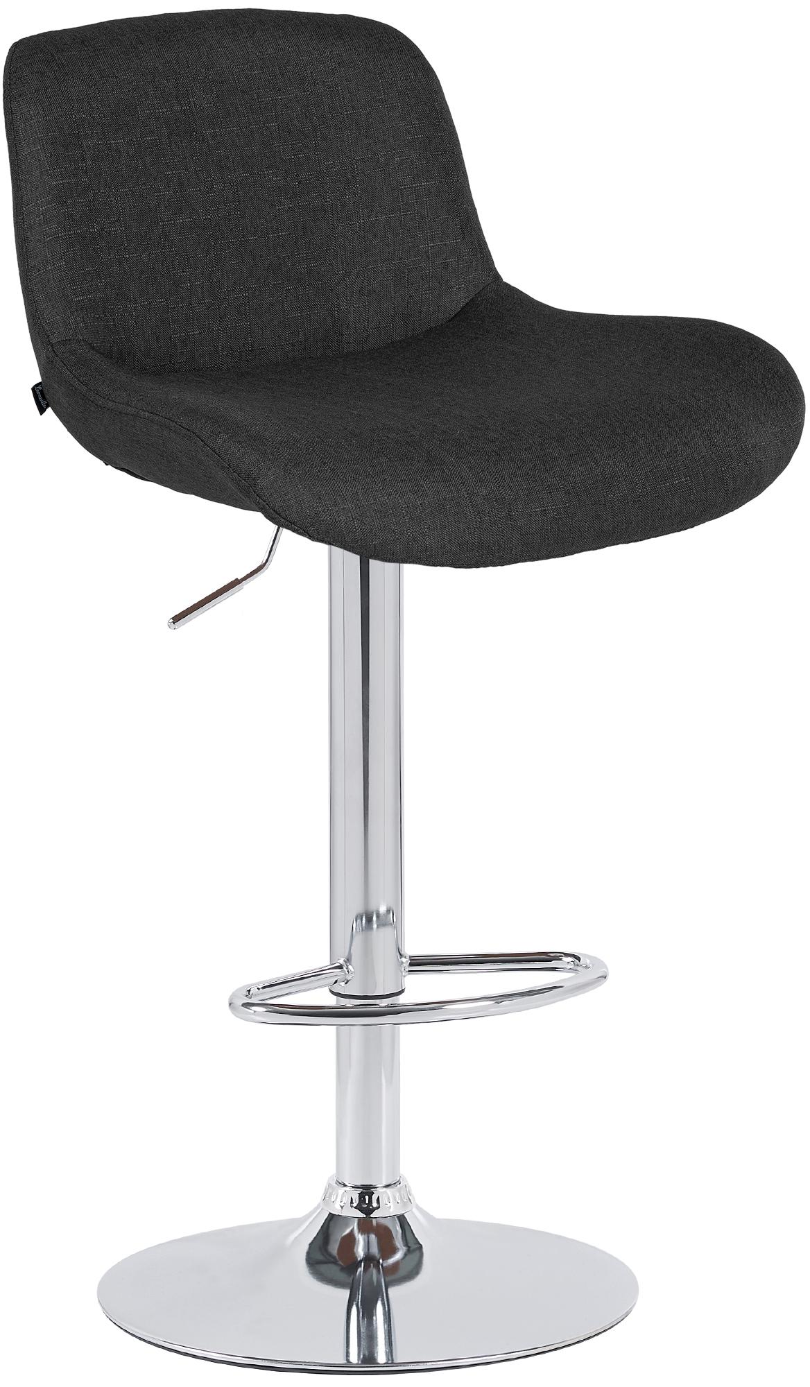 Barhocker Solon Chrom Stoff