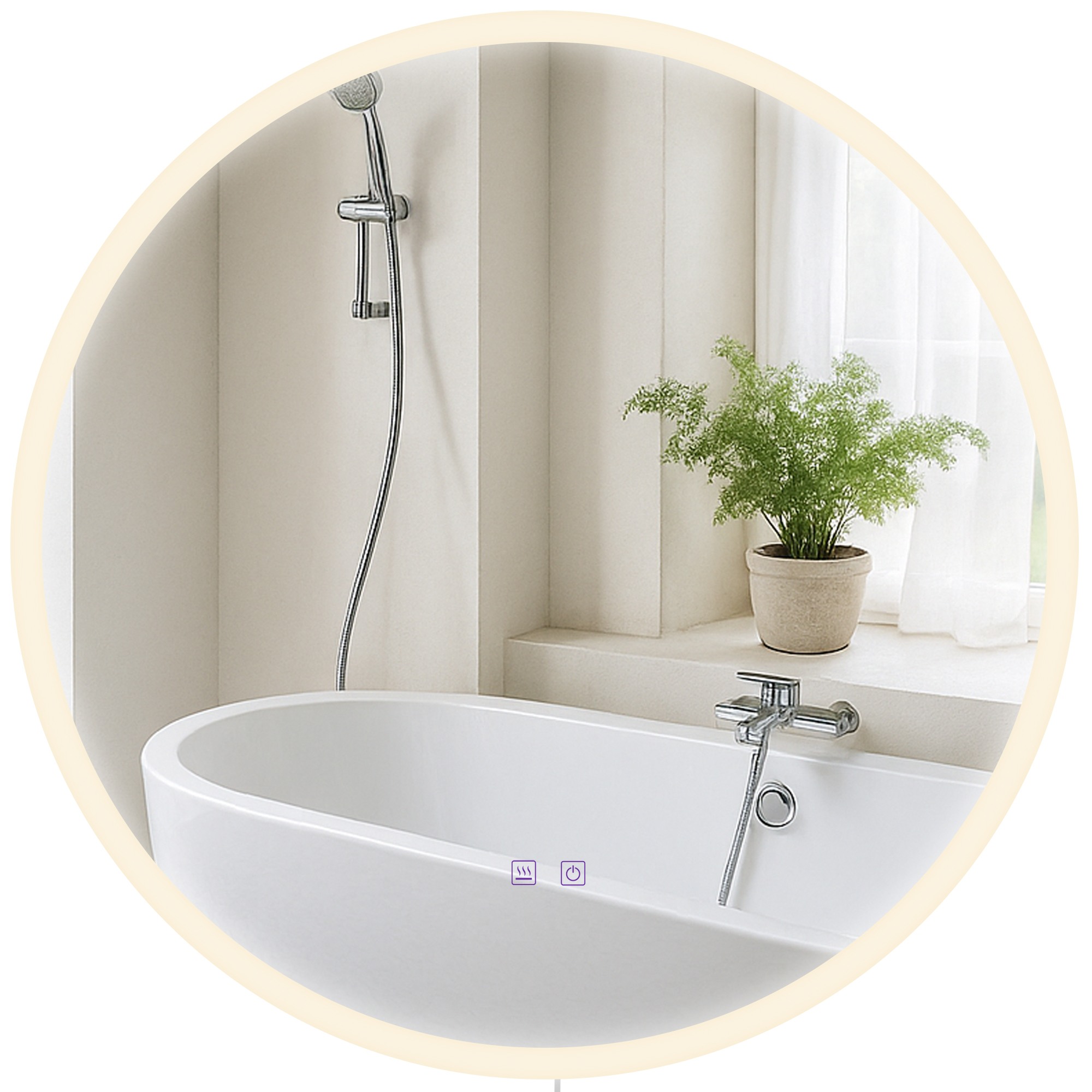 Badspiegel Laconia 70 ohne Bluetooth