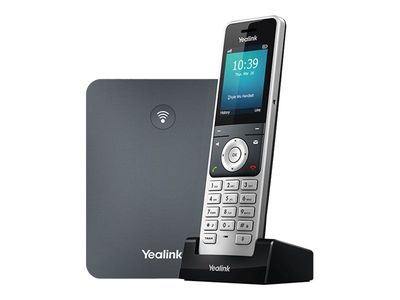 Yealink W76P - schnurloses Telefon / VoIP-Telefon mit Rufnummernanzeige - dreiweg Anruffunktion