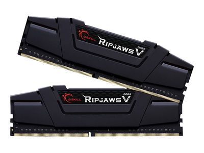 G.SKILL RAM Ripjaws V - 16 GB (2 x 8 GB Kit) - DDR4 3200 UDIMM CL16 - Schwarz