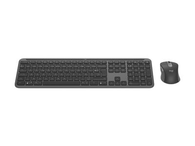 Logitech Tastatur und Maus Set Signature Slim Combo MK950 for Business - Graphit