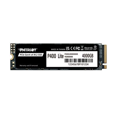 Patriot Festplatte P400 LITE - 4TB - PCIe Gen4x4 - Schwarz