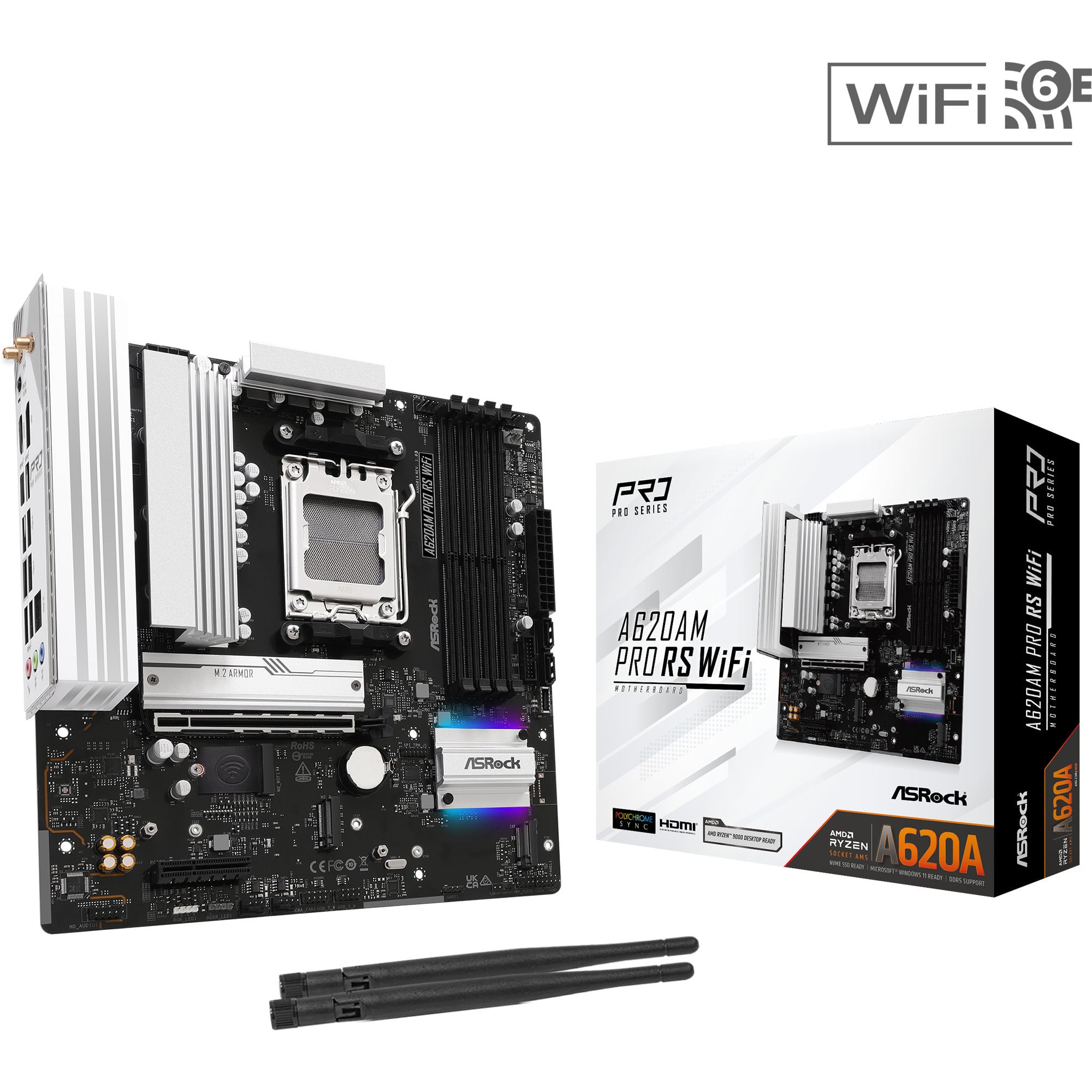 A620AM PRO RS WIFI, Mainboard